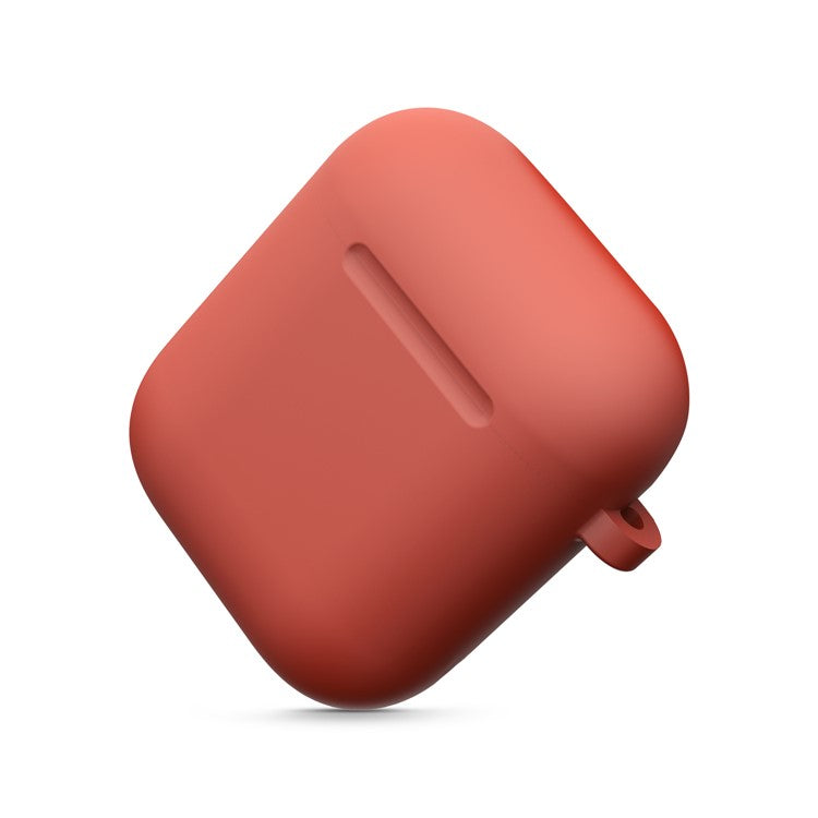 Thickened Silicone Case for Apple AirPods with Wireless Charging Case (2019) / AirPods with Charging Case (2019) (2016) - Red