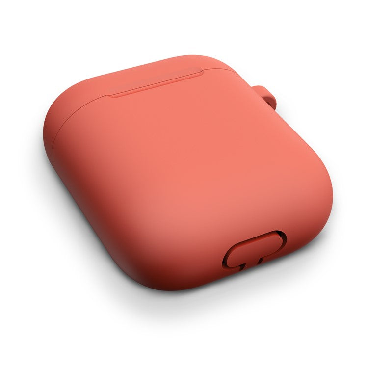 Thickened Silicone Case for Apple AirPods with Wireless Charging Case (2019) / AirPods with Charging Case (2019) (2016) - Red