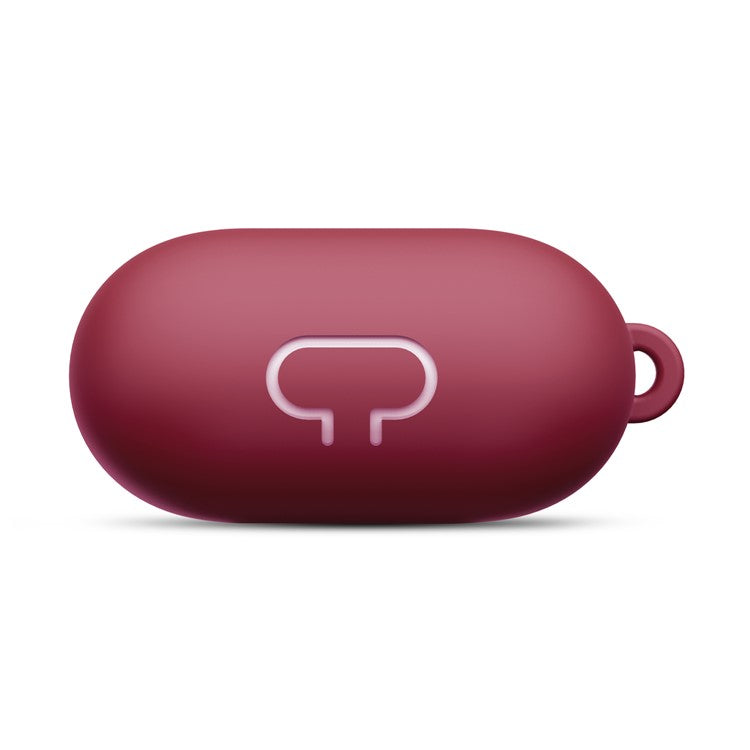 Thickened Silicone Case for Apple AirPods with Wireless Charging Case (2019) / AirPods with Charging Case (2019) (2016) - Wine Red