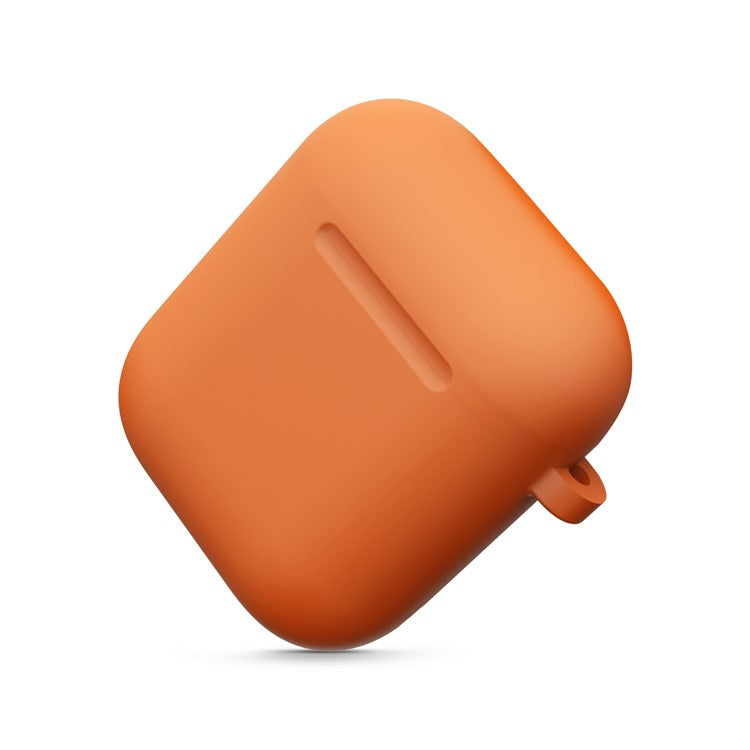 Thickened Silicone Case for Apple AirPods with Wireless Charging Case (2019) / AirPods with Charging Case (2019) (2016) - Orange