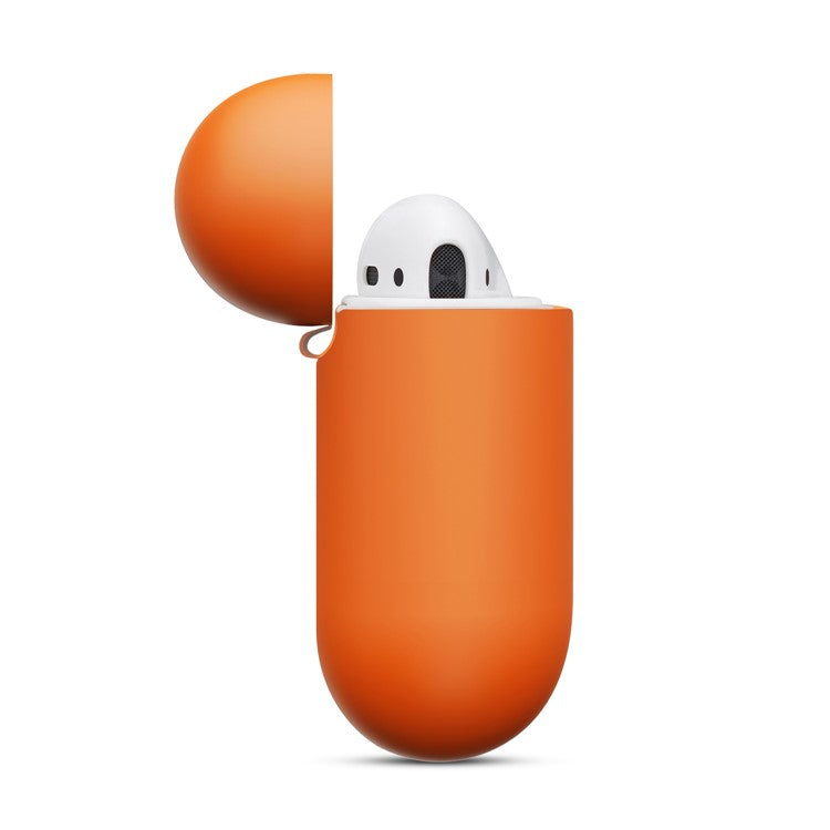 Thickened Silicone Case for Apple AirPods with Wireless Charging Case (2019) / AirPods with Charging Case (2019) (2016) - Orange