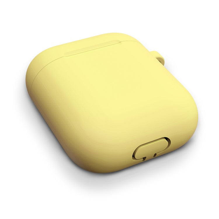 Thickened Silicone Case for Apple AirPods with Wireless Charging Case (2019) / AirPods with Charging Case (2019) (2016) - Yellow