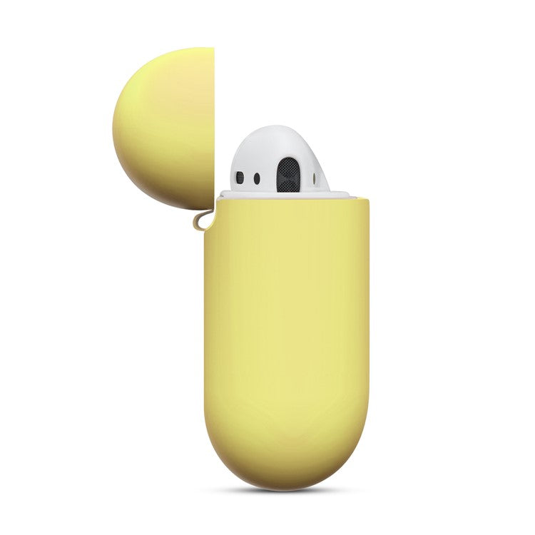 Thickened Silicone Case for Apple AirPods with Wireless Charging Case (2019) / AirPods with Charging Case (2019) (2016) - Yellow