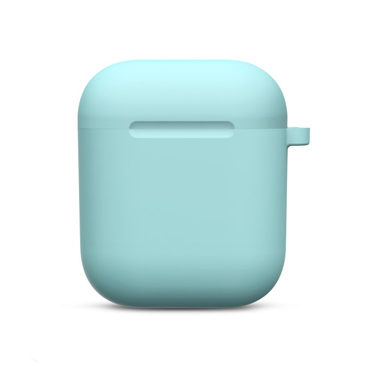 Thickened Silicone Case for Apple AirPods with Wireless Charging Case (2019) / AirPods with Charging Case (2019) (2016) - Cyan