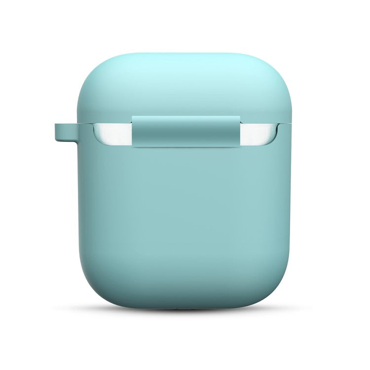 Thickened Silicone Case for Apple AirPods with Wireless Charging Case (2019) / AirPods with Charging Case (2019) (2016) - Cyan