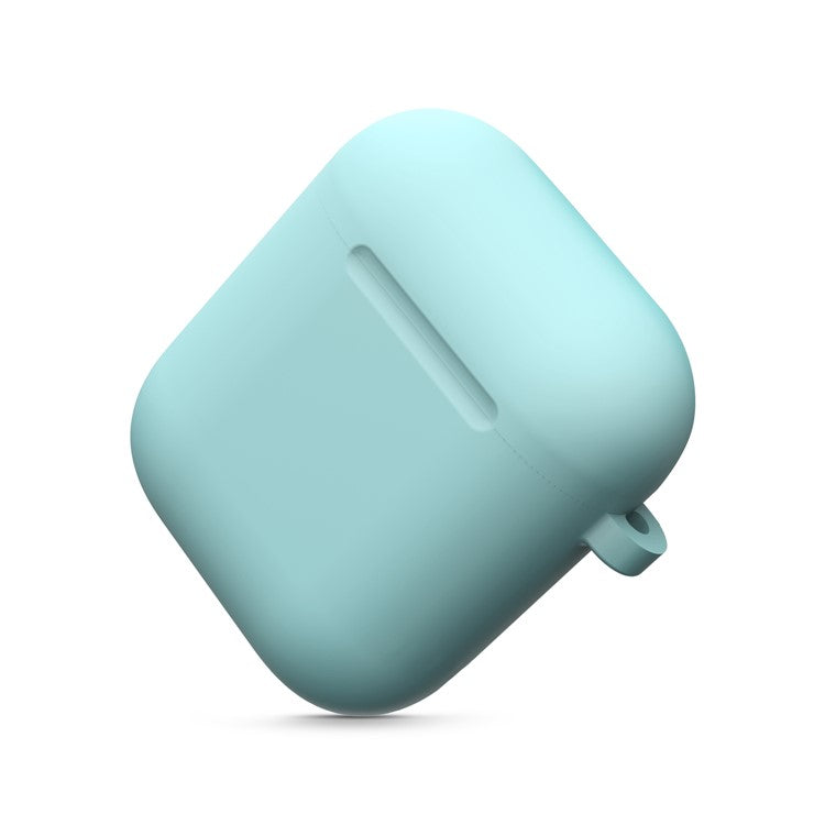 Thickened Silicone Case for Apple AirPods with Wireless Charging Case (2019) / AirPods with Charging Case (2019) (2016) - Cyan