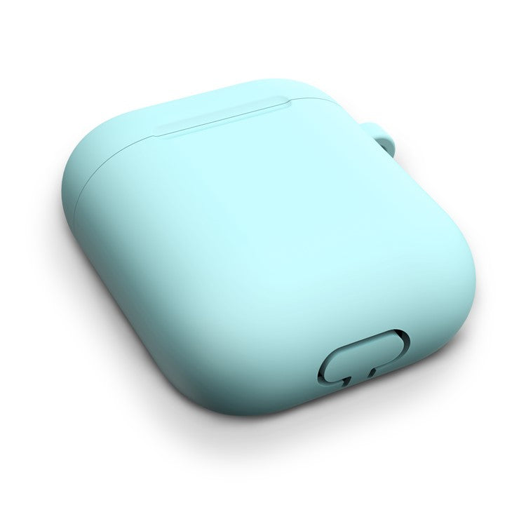 Thickened Silicone Case for Apple AirPods with Wireless Charging Case (2019) / AirPods with Charging Case (2019) (2016) - Cyan