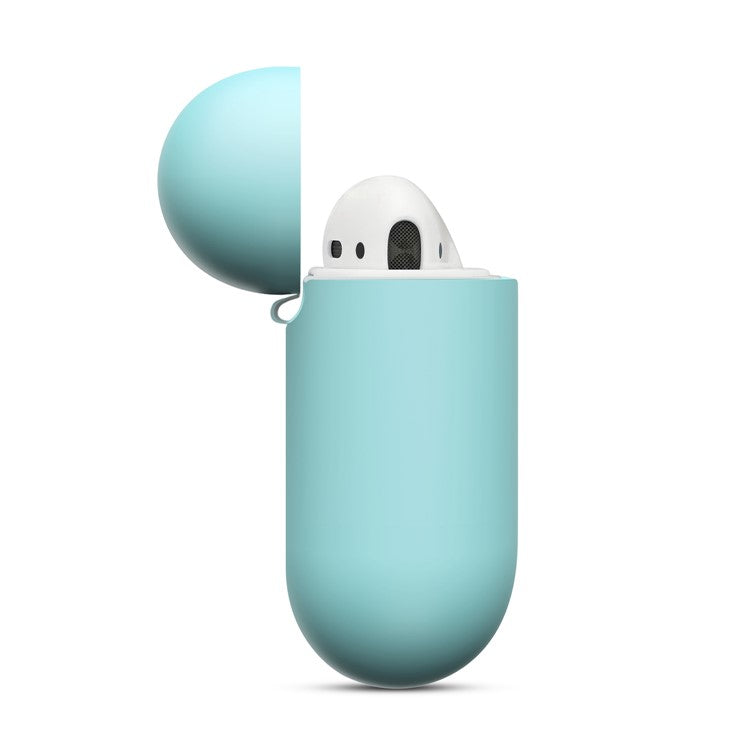 Thickened Silicone Case for Apple AirPods with Wireless Charging Case (2019) / AirPods with Charging Case (2019) (2016) - Cyan