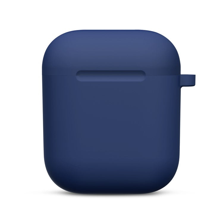 Thickened Silicone Case for Apple AirPods with Wireless Charging Case (2019) / AirPods with Charging Case (2019) (2016) - Dark Blue