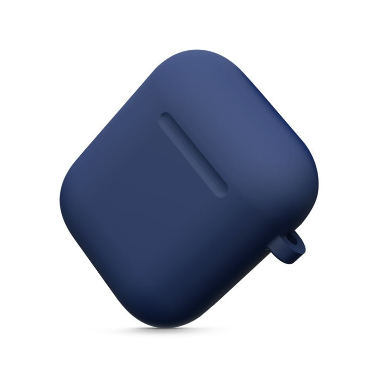 Thickened Silicone Case for Apple AirPods with Wireless Charging Case (2019) / AirPods with Charging Case (2019) (2016) - Dark Blue