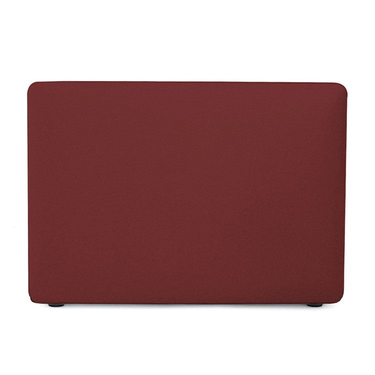 Ultra-thin Matte PP Laptop Protective Case Detachable Notebook Cover for MacBook Air 13.3" Retina Display A2179 (2020)/A1932/A2337 - Wine Red