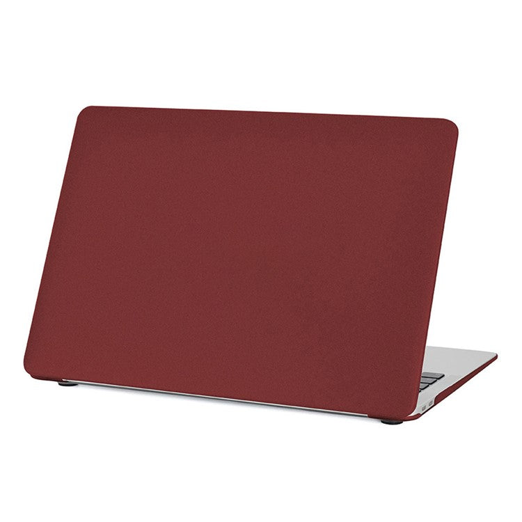 Ultra-thin Matte PP Laptop Protective Case Detachable Notebook Cover for MacBook Air 13.3" Retina Display A2179 (2020)/A1932/A2337 - Wine Red