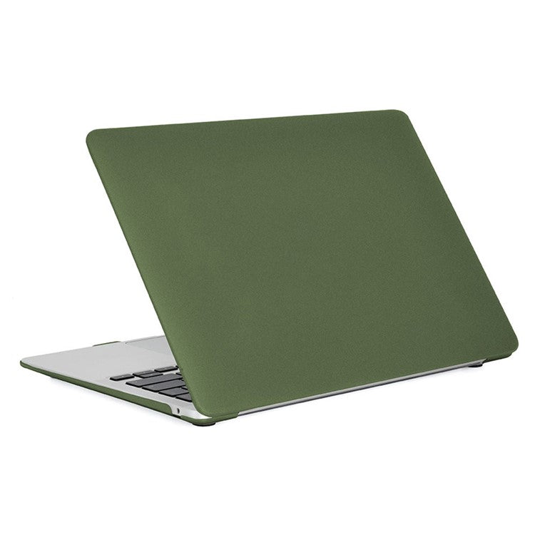 Ultra-thin Matte PP Laptop Protective Case Detachable Notebook Cover for MacBook Air 13.3" Retina Display A2179 (2020)/A1932/A2337 - Dark Green