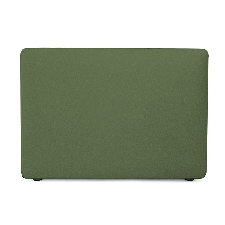 Ultra-thin Matte PP Laptop Protective Case Detachable Notebook Cover for MacBook Air 13.3" Retina Display A2179 (2020)/A1932/A2337 - Dark Green