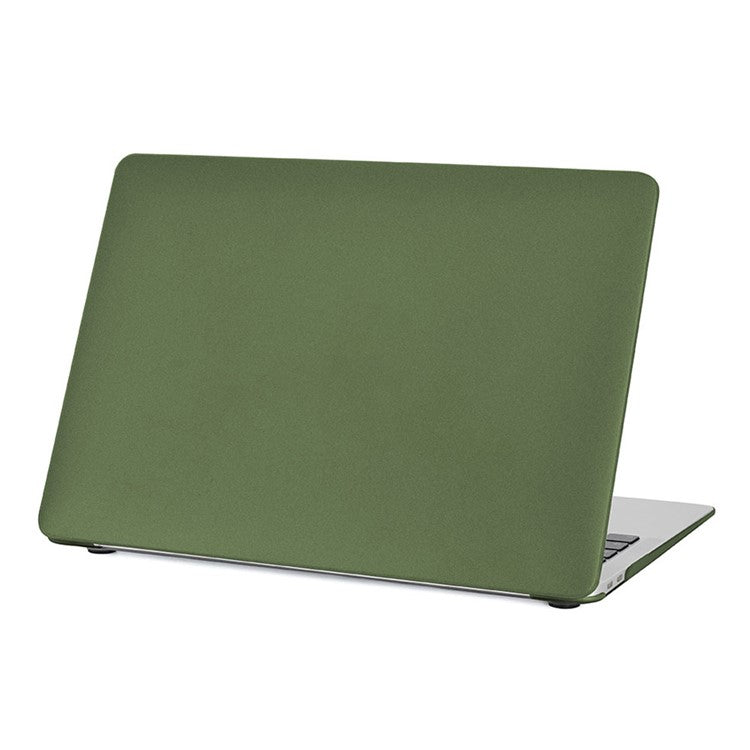 Ultra-thin Matte PP Laptop Protective Case Detachable Notebook Cover for MacBook Air 13.3" Retina Display A2179 (2020)/A1932/A2337 - Dark Green