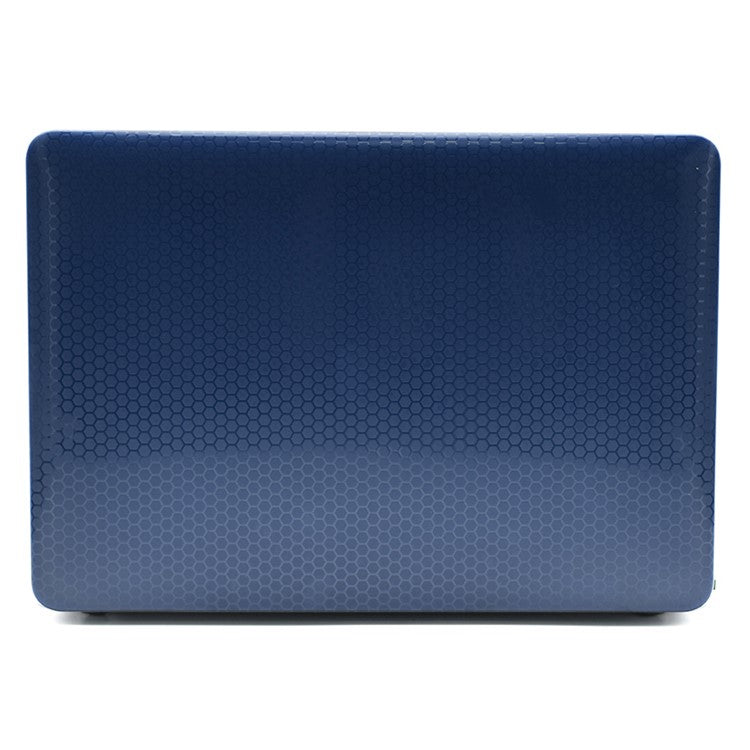 Ultra-thin Honeycomb Texture Laptop Case Hard PC Notebook Shell Cover for MacBook Pro 13-inch A1708/A1706/A1989/A2159/A2251/A2289/A2338 - Blue