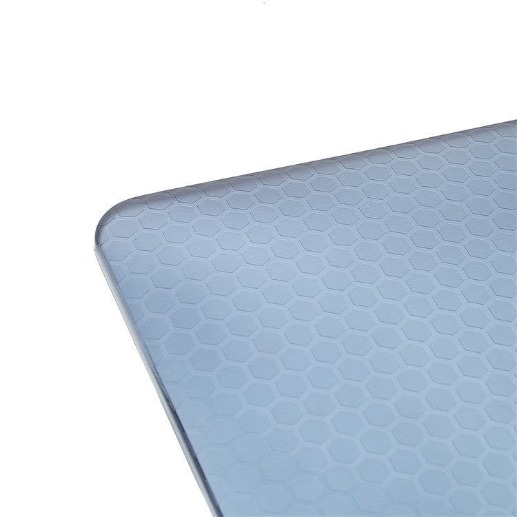 Ultra-thin Honeycomb Texture Laptop Case Hard PC Notebook Shell Cover for MacBook Pro 13-inch A1708/A1706/A1989/A2159/A2251/A2289/A2338 - Blue