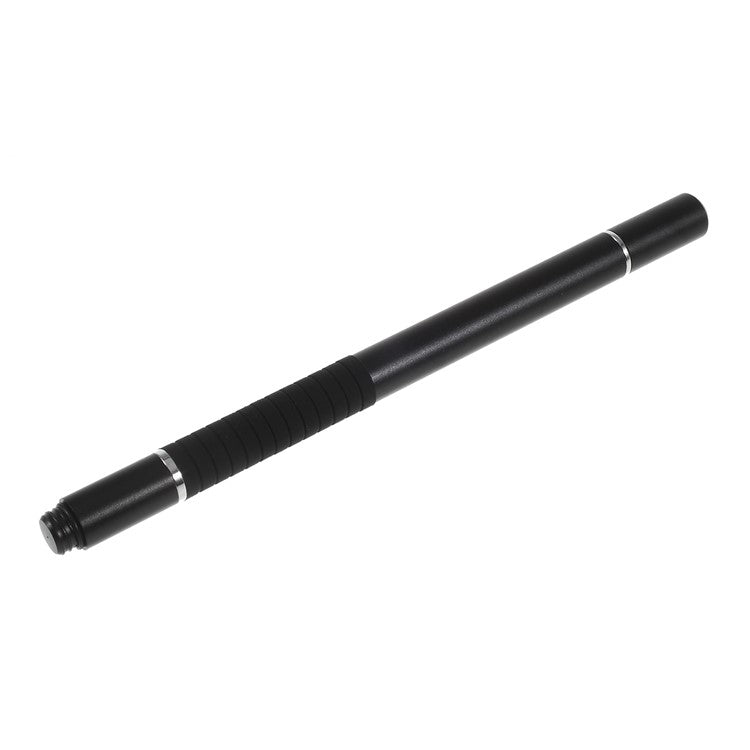 2 in 1 Stylus Touch Screen and Ball-point Pen for Touch Screen Devices - Black