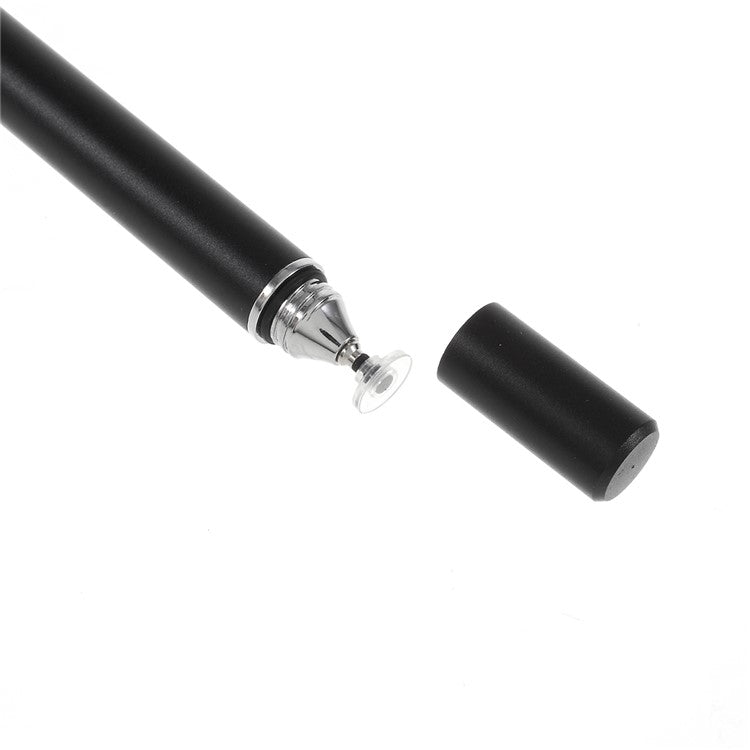 2 in 1 Stylus Touch Screen and Ball-point Pen for Touch Screen Devices - Black