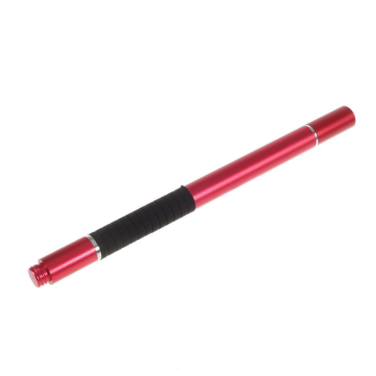 2 in 1 Stylus Touch Screen and Ball-point Pen for Touch Screen Devices - Red