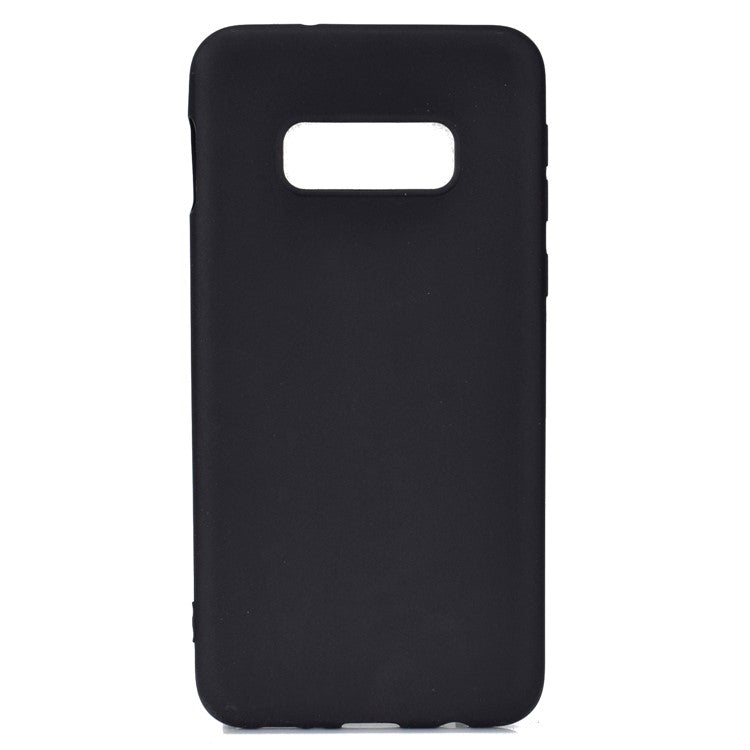 Soft Matte TPU Back Case for Samsung Galaxy S10e - Black