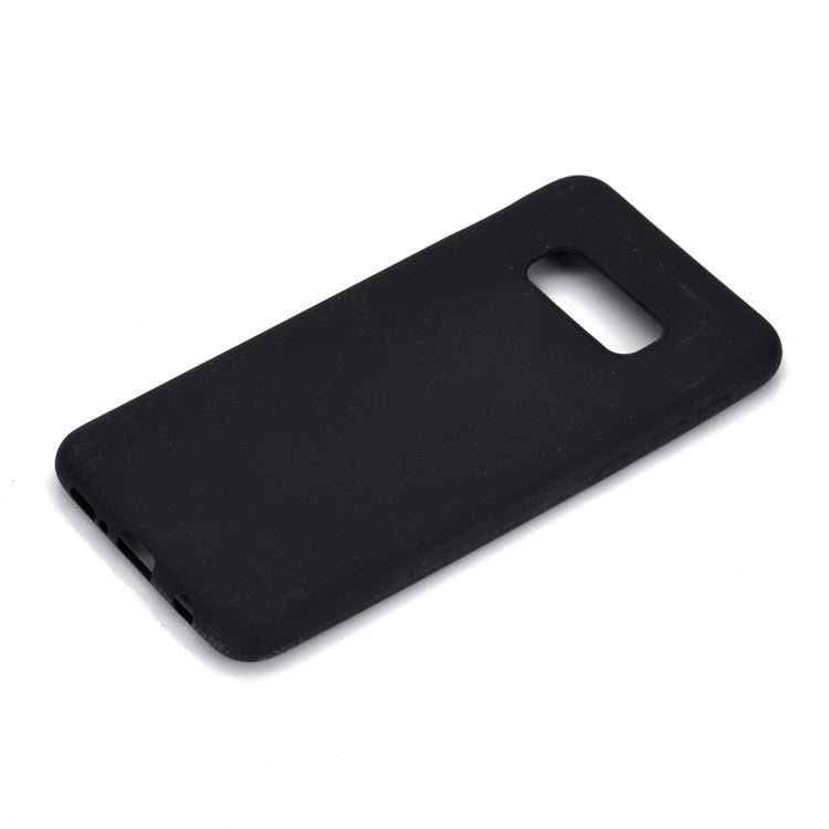 Soft Matte TPU Back Case for Samsung Galaxy S10e - Black