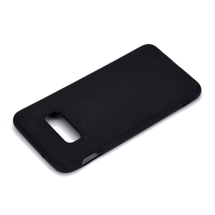 Soft Matte TPU Back Case for Samsung Galaxy S10e - Black