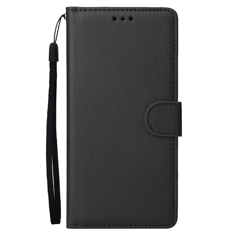 Wallet Leather Stand Case for Samsung Galaxy S10 Plus - Black