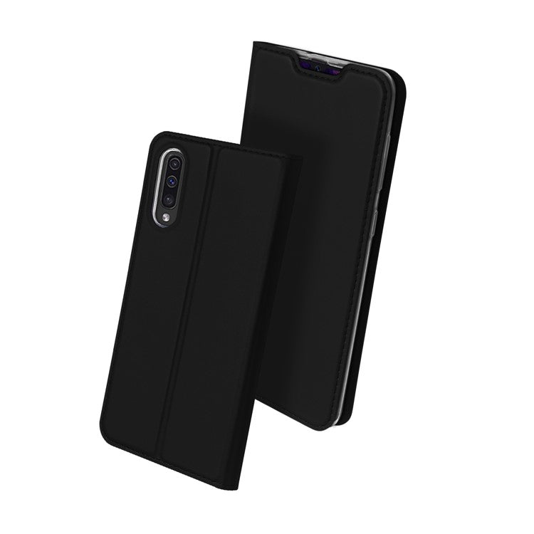 DUX DUCIS Skin Pro Series Anti-Scratch Skin Touch Leather Flip Case with Card Slot for Samsung Galaxy A50 / A50s / A30s - Black