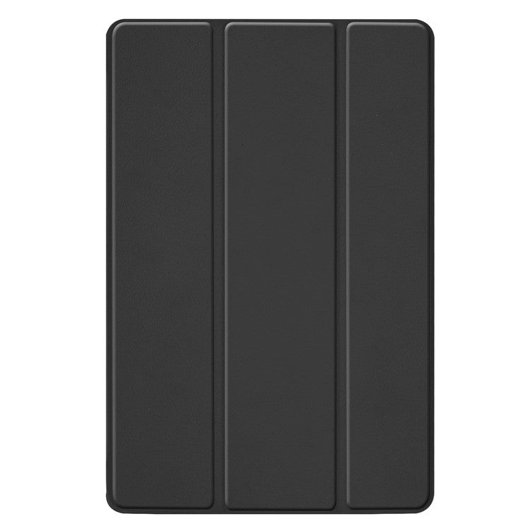 Slim Lightweight Stable Tri-fold Stand Stand PU Leather Protective Full Body Cover for Samsung Galaxy Tab S5e SM-T720 Protective Tablet Cover - Black