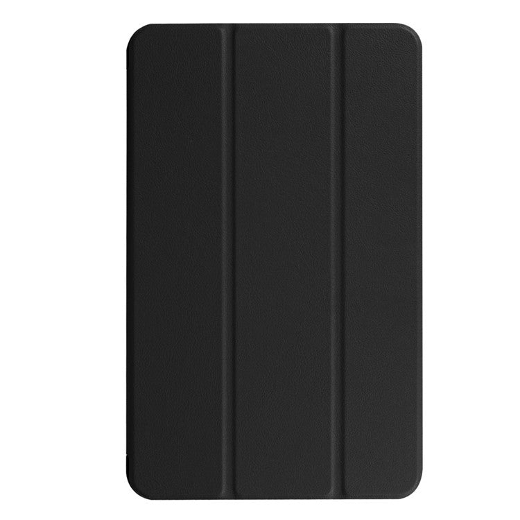 Tri-fold Stand Leather Smart Case for Samsung Galaxy Tab A 10.1 T580/T585 (2016) - Black