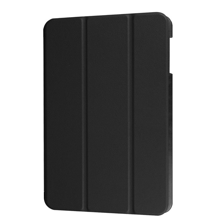 Tri-fold Stand Leather Smart Case for Samsung Galaxy Tab A 10.1 T580/T585 (2016) - Black