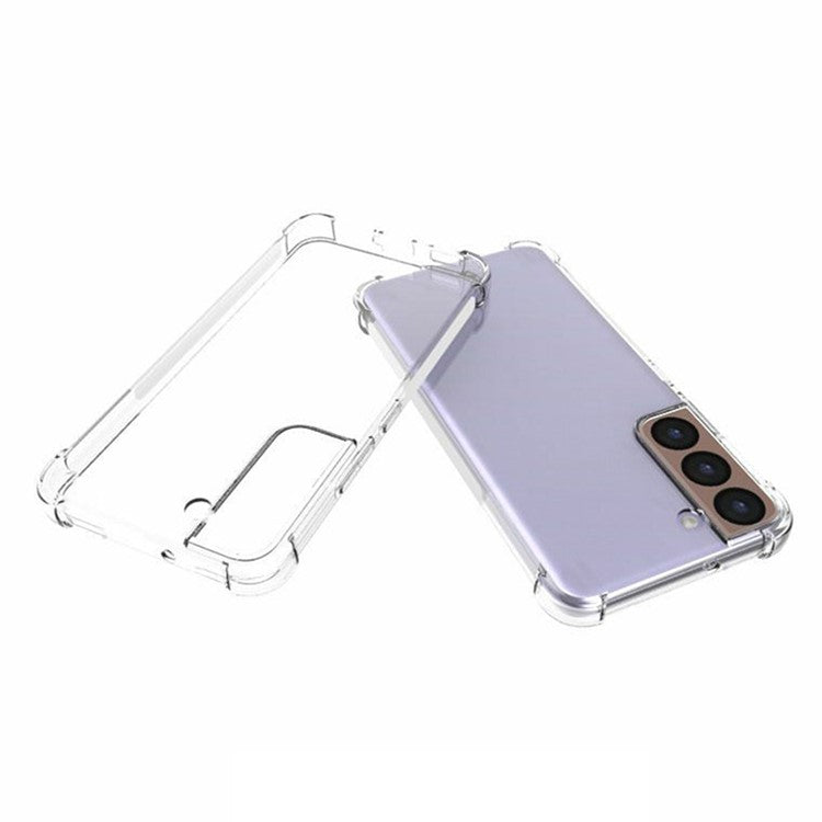 Flexible Clear TPU Scratch-Resistant Anti Slip Protective Phone Case for Samsung Galaxy S22 5G