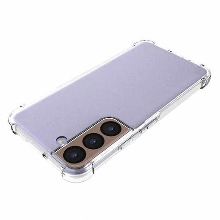 Flexible Clear TPU Scratch-Resistant Anti Slip Protective Phone Case for Samsung Galaxy S22 5G