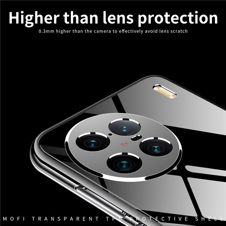 MOFI Back Shell for vivo X90 Pro+ 5G, Flexible TPU Phone Case Scratch-resistant High Transparency Protective Cover