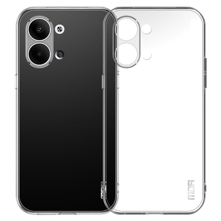 MOFI Transparent Phone Case For Oppo Reno9 5G / Reno9 Pro 5G, Shockproof TPU Mobile Phone Cover