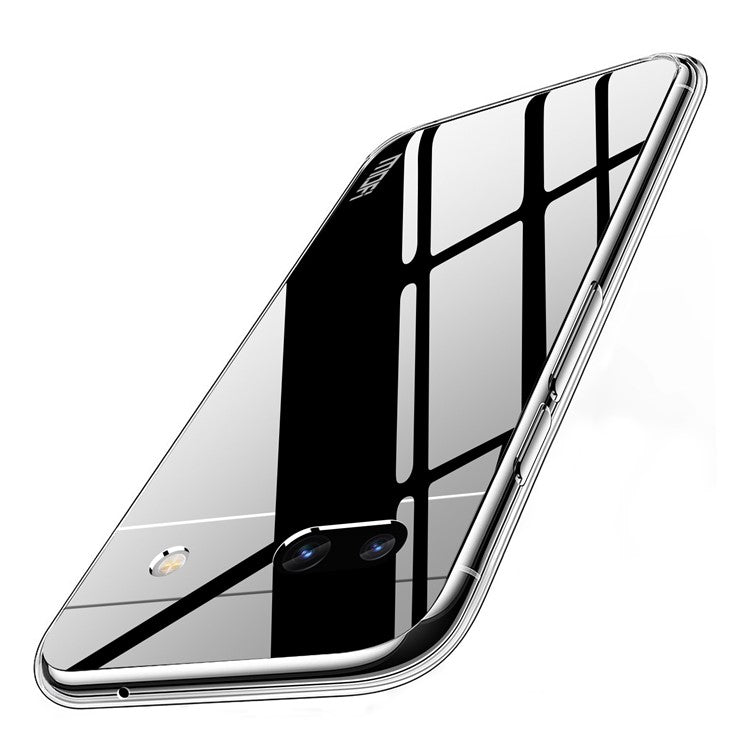 MOFI Flexible TPU Phone Case for Google Pixel 7a , Transparent Cellphone Back Protector Cover