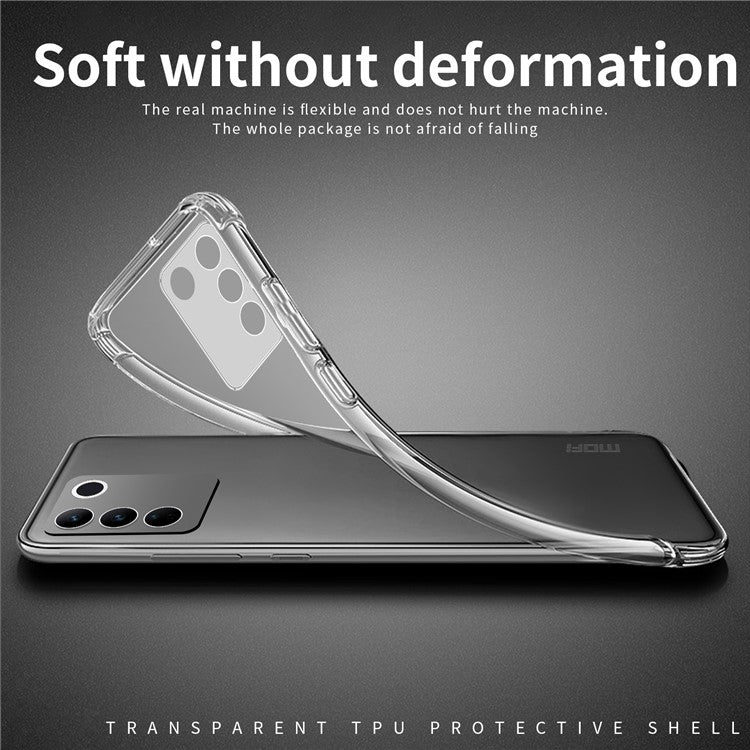 MOFI For vivo S17 5G Anti-scratch Phone TPU Case HD Transparent Cell Phone Cover Shell