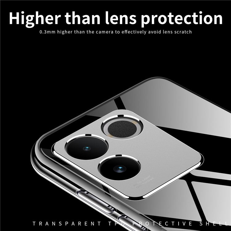 MOFI For vivo S17e 5G Cell Phone TPU Case Anti-scratch Transparent Cell Phone Cover