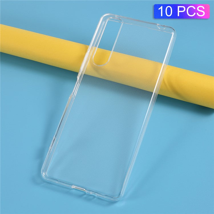 10Pcs/Pack Watermark Resistant Flexible TPU Cover for Sony Xperia 1 II