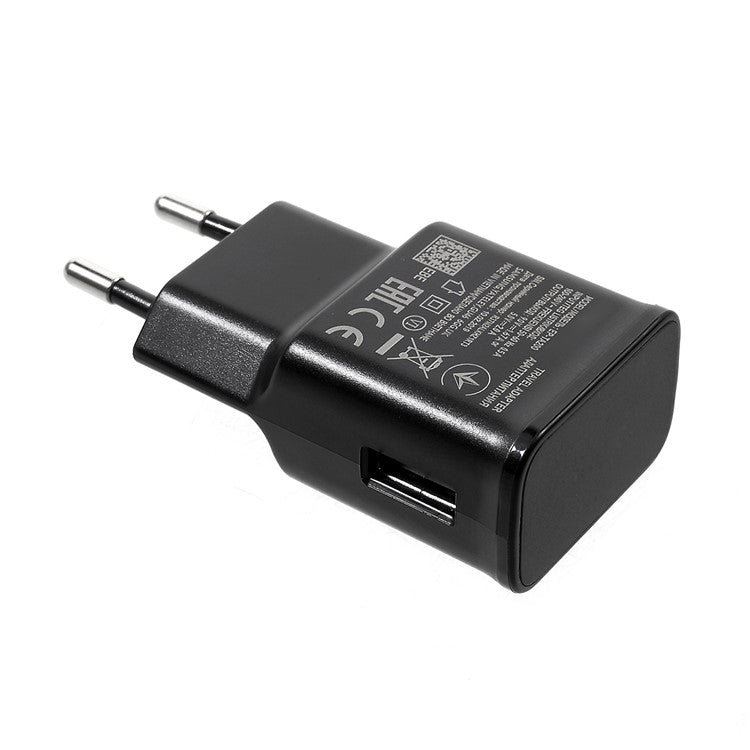 EP-TA200 Adaptive Fast Charging Travel Adapter Charger for Samsung Galaxy S10 / S10 Plus (Non-OEM, Material Assembly) - EU Plug / Black