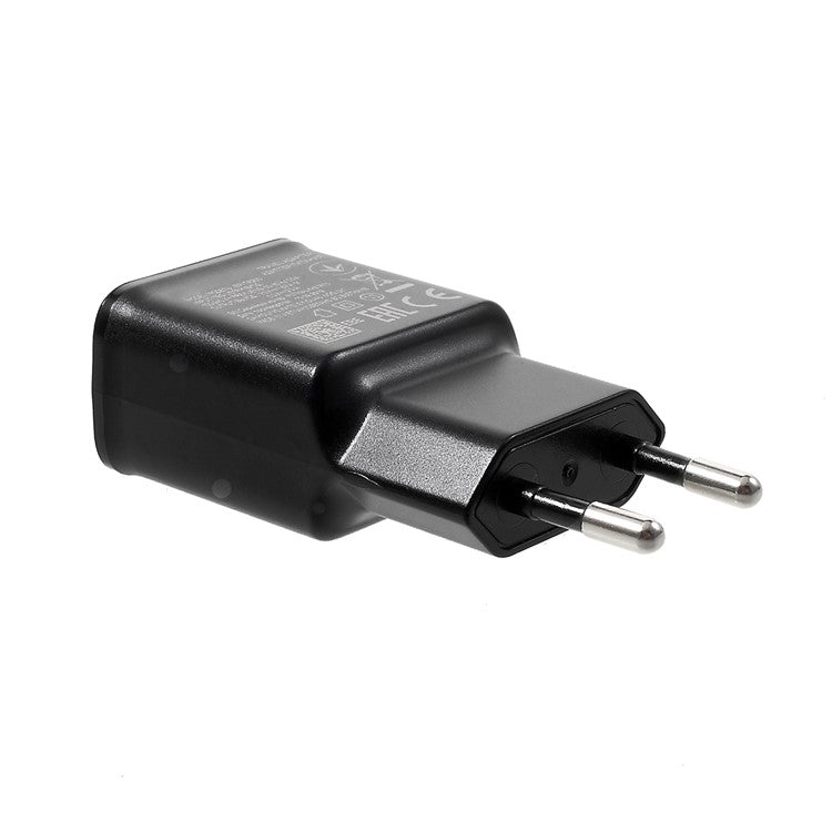 EP-TA200 Adaptive Fast Charging Travel Adapter Charger for Samsung Galaxy S10 / S10 Plus (Non-OEM, Material Assembly) - EU Plug / Black