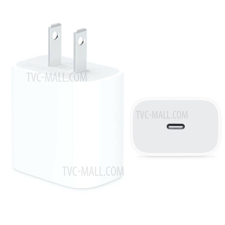 20W USB-C PD Fast Charging Wall Charger Power Adapter for iPhone 12/12 Pro/12 Pro Max/12 mini - US Plug