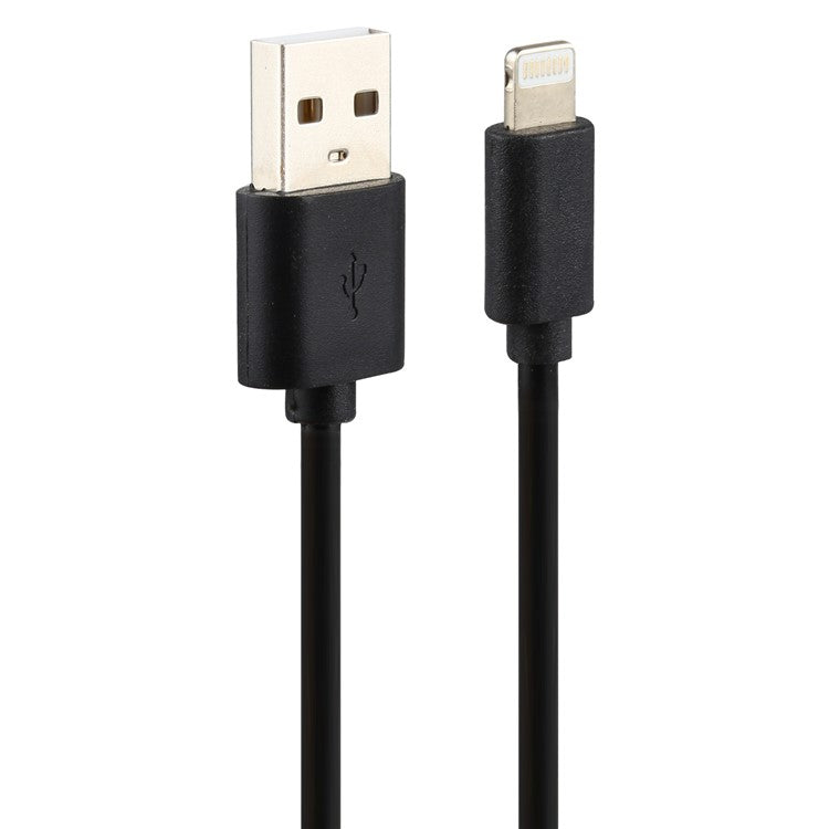 LZ-728 2 in 1 QC 3.0 18W [EU Plug] Travel Charger + USB to Lightning 8 Pin Data Cable, 1m - Black