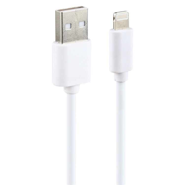 LZ-728 2 in 1 QC 3.0 18W [EU Plug] Travel Charger + USB to Lightning 8 Pin Data Cable, 1m - White