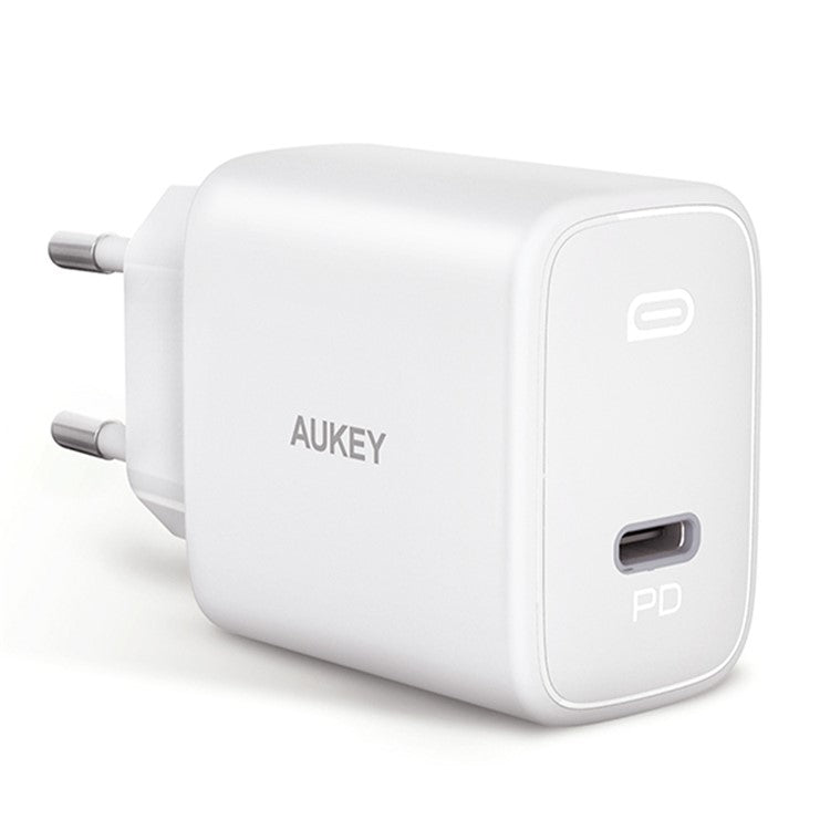 AUKEY PA-F1S Swift PD 20W Fast Charger USB C Charging Adapter for iPhone 12 13 - EU Plug/White