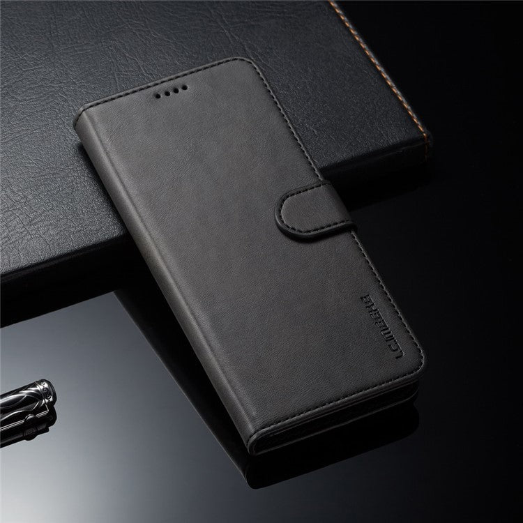 LC.IMEEKE Wallet Leather Stand Cover for Huawei Mate 20 Pro - Black