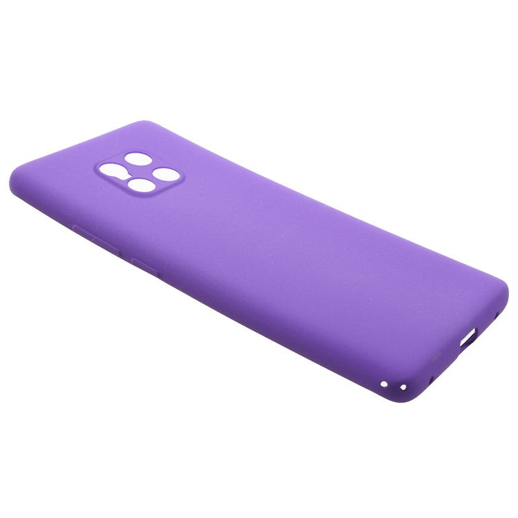 Matte TPU Case Skin-touch Mobile Case for Huawei Mate 20 Pro - Purple