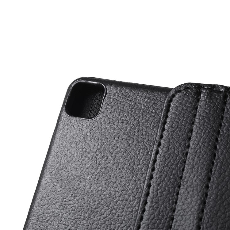 Litchi Grain Rotary Stand Leather Case for Huawei Enjoy Tablet 2 10.1/Honor Pad 6 10.1-inch - Black