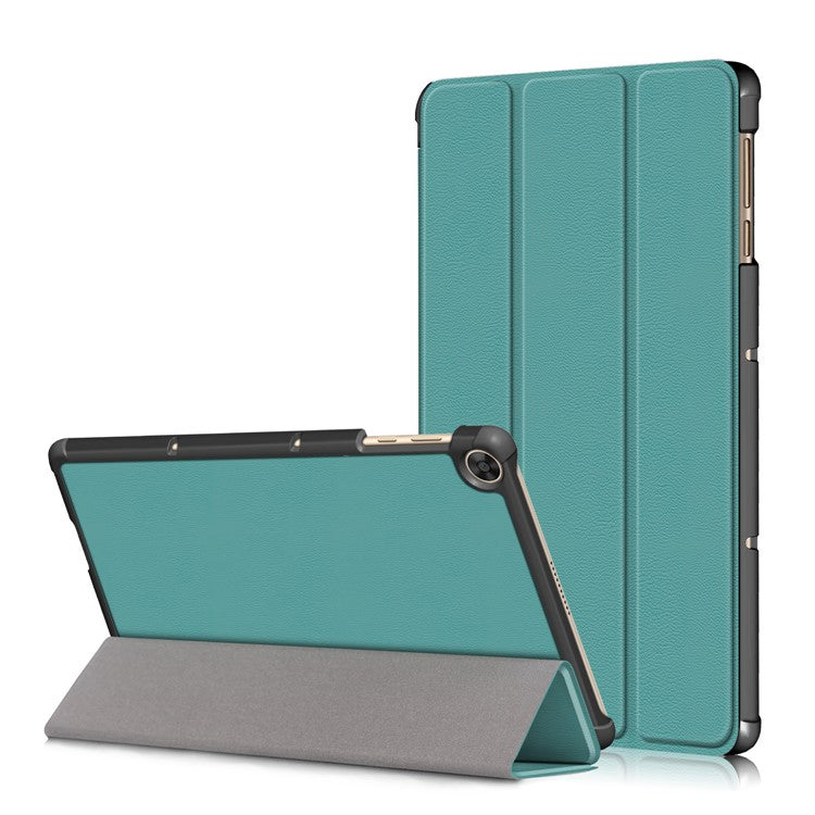 Leather Tri-fold Stylish Tablet Case for Huawei Matepad T10S /T10 / Honor Pad 6 - Green